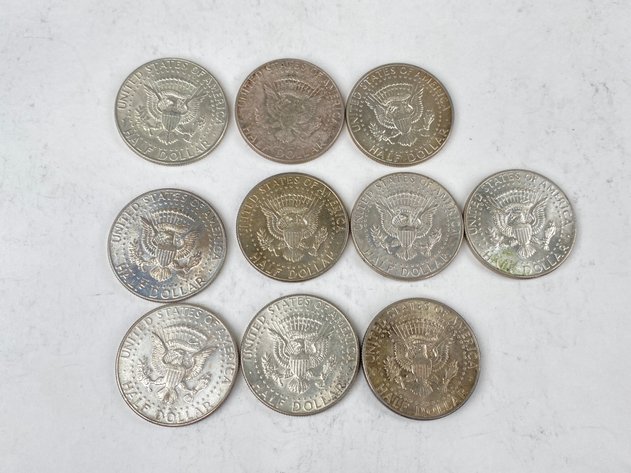 Image for (10) 1964 Kennedy Half Dollars
