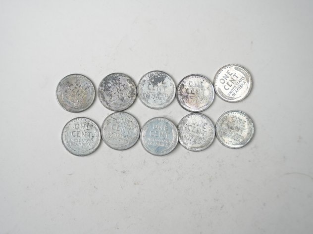 Image for (10) 1943 Lincoln Head Wheat Steel Cents