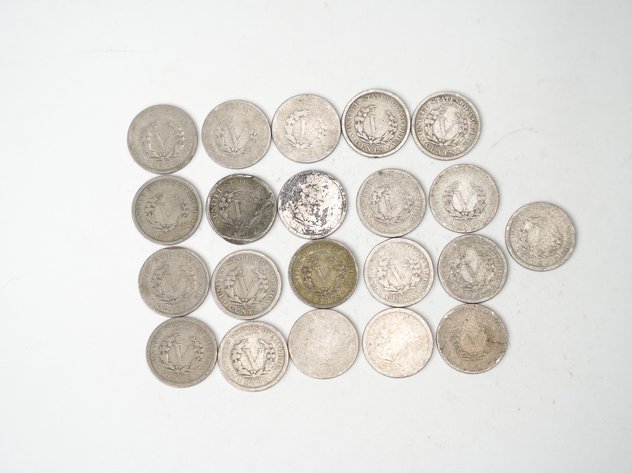 Image for (21) V Nickels 1892-1912