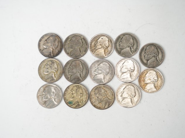 Image for (14) War Time Nickels