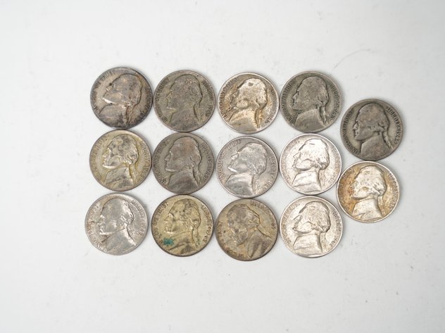 Image for (14) War Time Nickels