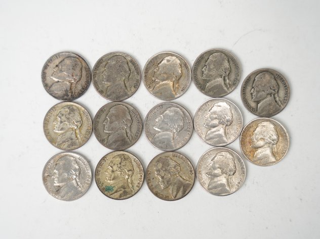 Image for (14) War Time Nickels