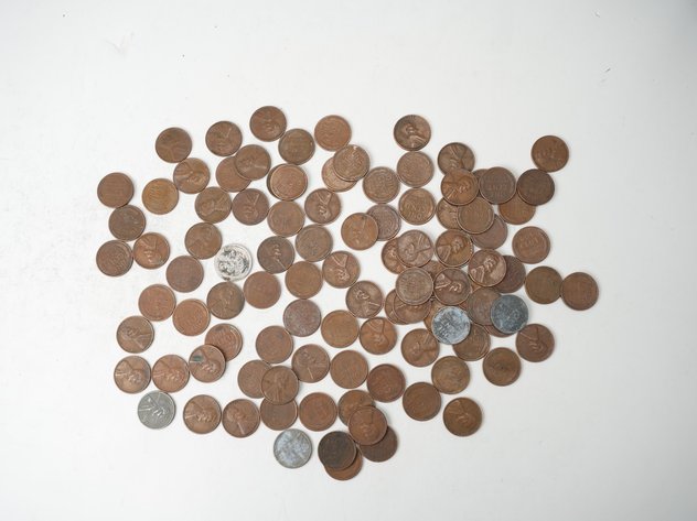 Image for (100) Lincoln Head Wheat Cents (Some Steel)