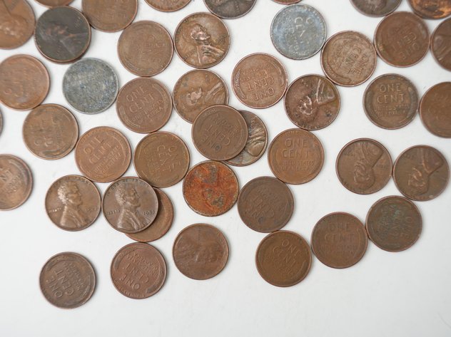 Image for (100) Lincoln Head Wheat Cents (Some Steel)