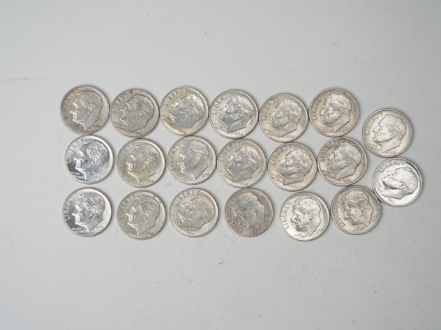 Image for (20) Roosevelt Dimes