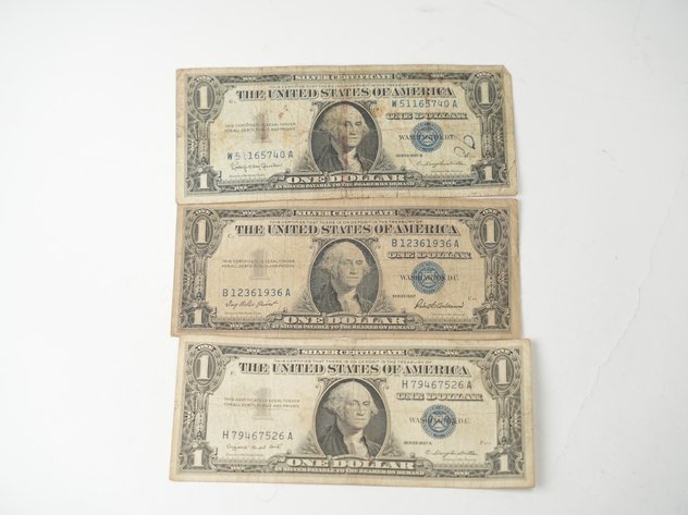 Image for (3) Silver Certificates 1957, 1957 A, and 1957 B