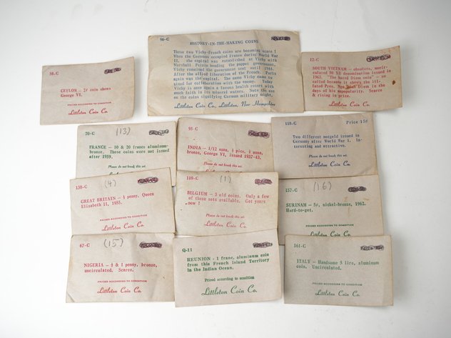 Image for Vintage Collection of International Coins Purchased in 1960's from Littleton Coin Co.