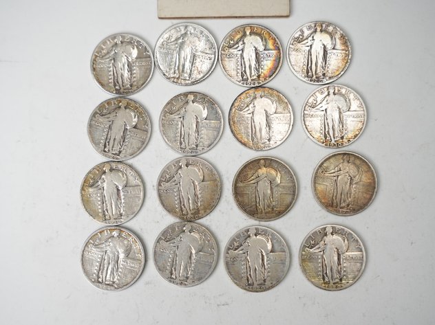 Image for (21) Standing Liberty Quarters