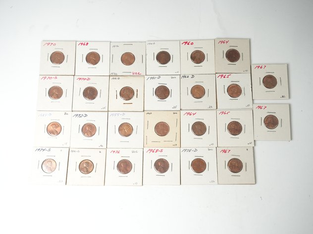 Image for (25) Uncirculated Lincoln Head Cents