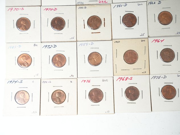 Image for (25) Uncirculated Lincoln Head Cents