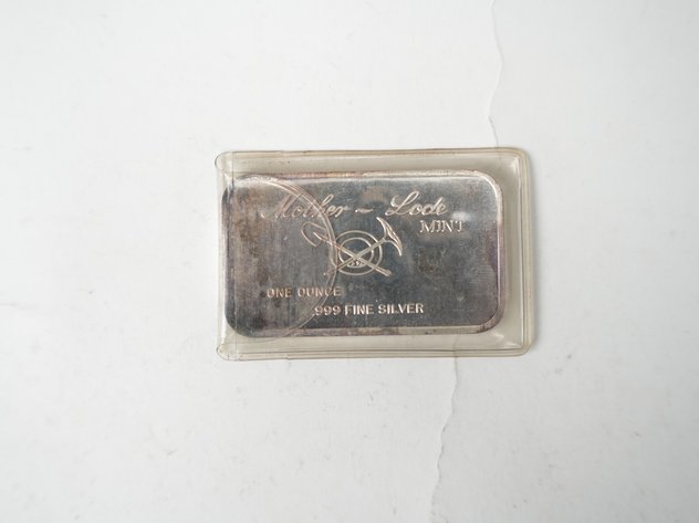 Image for 1 Troy Ounce Father's Day 1974 Mother Lode Mint  .999 Fine Silver Art Bar