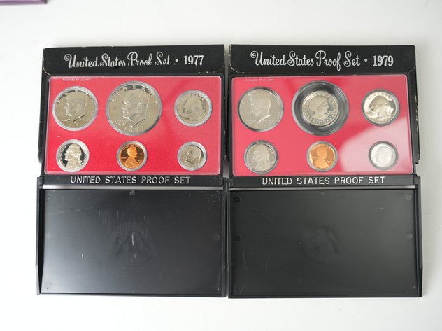 Image for (10) US Proof Sets 1972, 1975, 1977-79, 1987-90, 1994