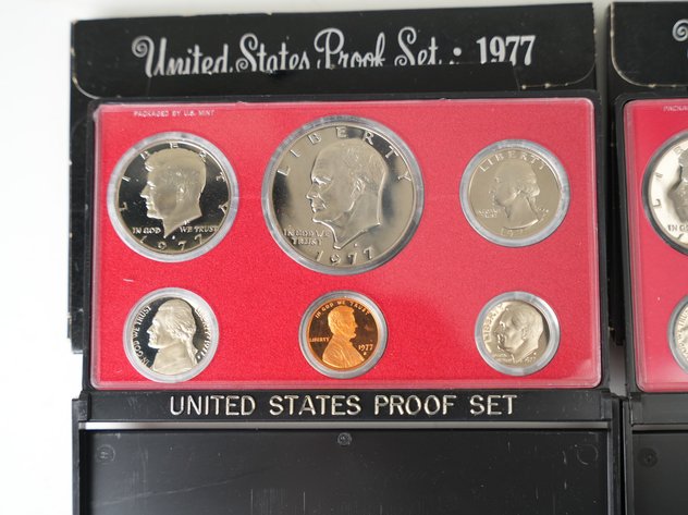Image for (10) US Proof Sets 1972, 1975, 1977-79, 1987-90, 1994
