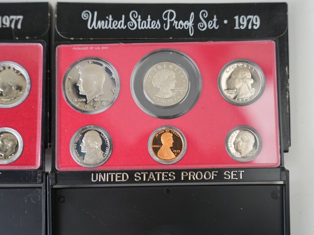 Image for (10) US Proof Sets 1972, 1975, 1977-79, 1987-90, 1994