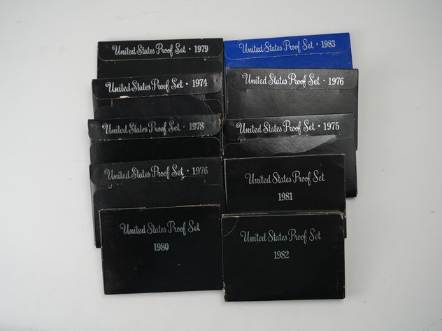 Image for (10) US Proof Sets 1974-1983