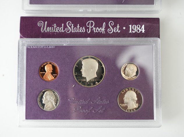 Image for (4) US Proof Sets 1983-1984 and (2) 1988