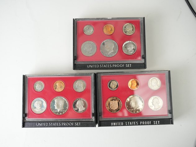 Image for (3) US Proof Sets 1980-1982