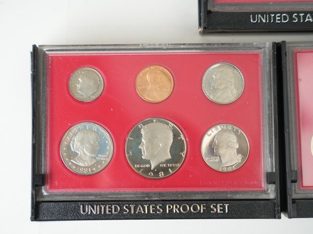 Image for (3) US Proof Sets 1980-1982