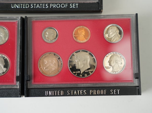 Image for (3) US Proof Sets 1980-1982