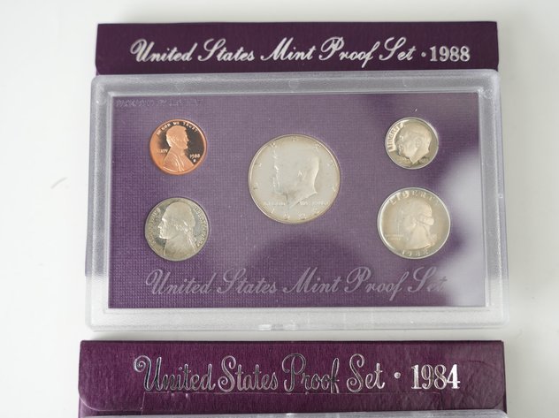 Image for (4) US Proof Sets 1983-1984 and (2) 1988