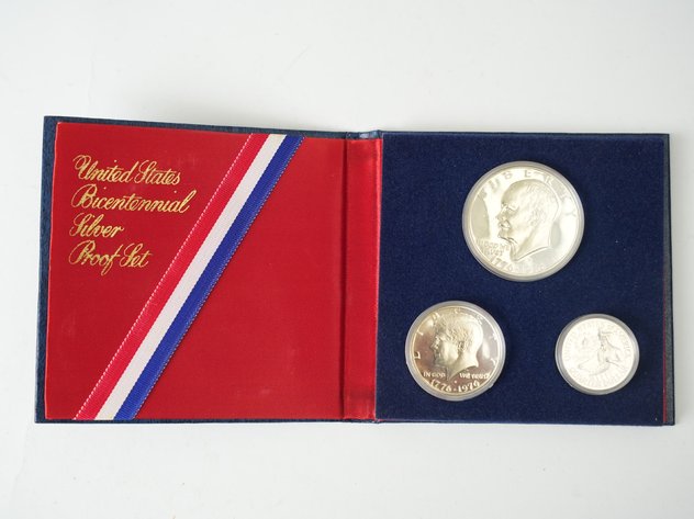 Image for 1976 US Bicentennial Silver Proof Set (3) Coins