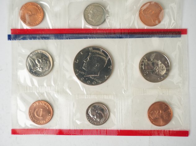 Image for (6) US Mint Uncirculated P and D Coin Sets 1984, 1987, (2) 1989, and (3) 1990