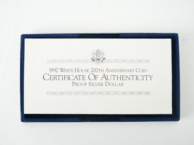 Image for 1992 White House 200th Anniversary Proof Silver Dollar