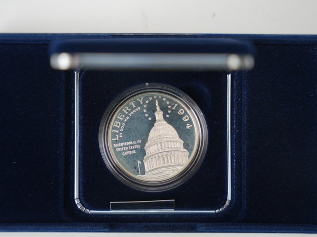 Image for 1994 US Capital Commemorative Proof Silver Dollar