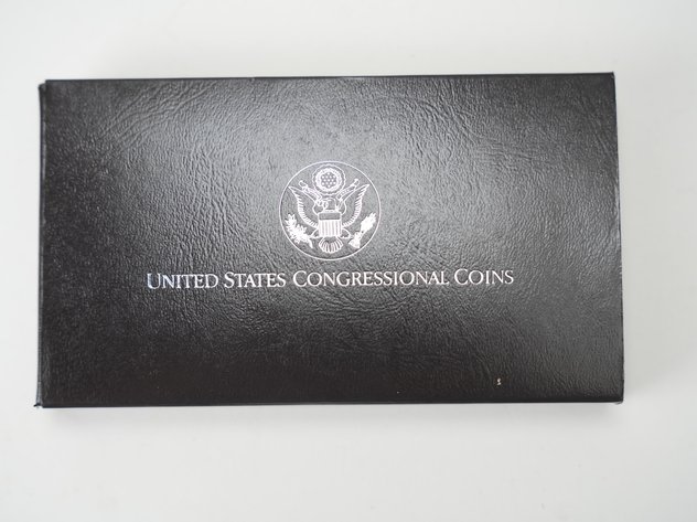 Image for 1989 US Congressional Coin Set with Silver Dollar and Clad Half Dollar