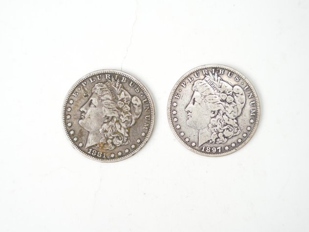 Image for 1881 S and 1897 Morgan Dollars