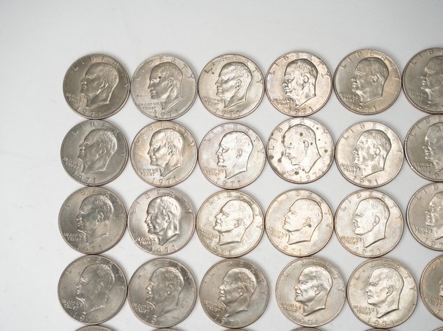 Image for (50) 1971 Eisenhower Dollars
