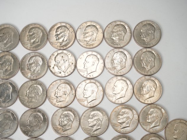 Image for (50) 1971 Eisenhower Dollars