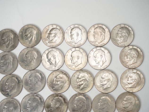 Image for (40) 1976 Eisenhower Bicentennial Dollars