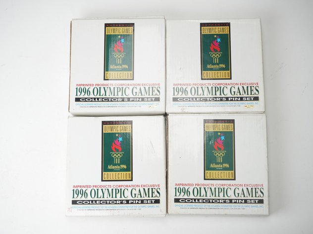 Image for (4) 1996 Olympic Games Collector's Pin Sets