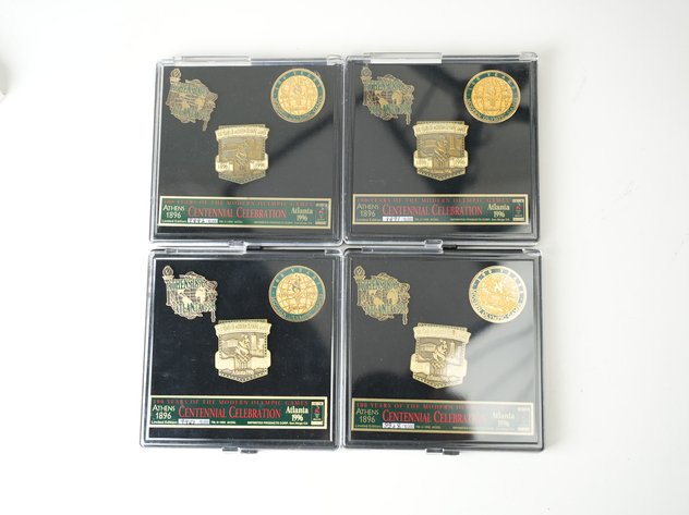 Image for (4) 1996 Olympic Games Collector's Pin Sets