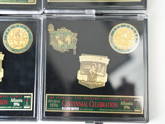 Image for (4) 1996 Olympic Games Collector's Pin Sets
