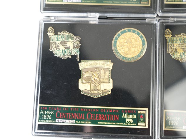 Image for (4) 1996 Olympic Games Collector's Pin Sets