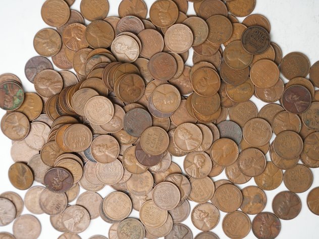 Image for (250+) Lincoln Head Wheat Cents