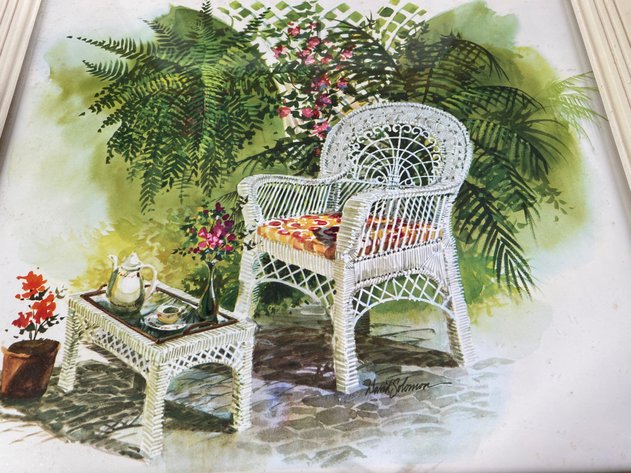 Image for (2) Framed Floral Themed Prints