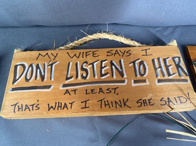 Image for (10) Wooden Plaques with Humorous and Sarcastic Quotes