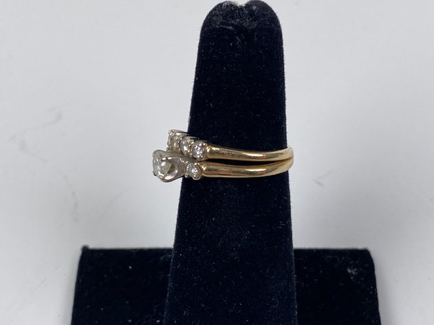 Image for 14kt Yellow Gold and Diamond Engagement Ring