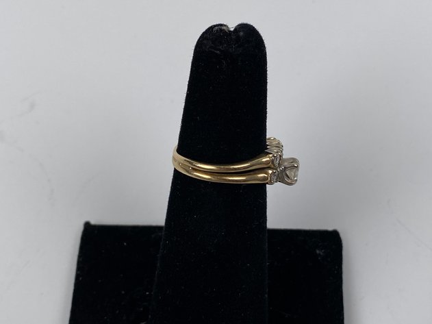 Image for 14kt Yellow Gold and Diamond Engagement Ring