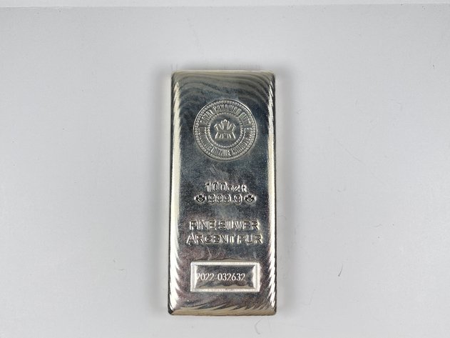 Image for 100oz 999.9 Silver Bar from Royal Canadian Mint