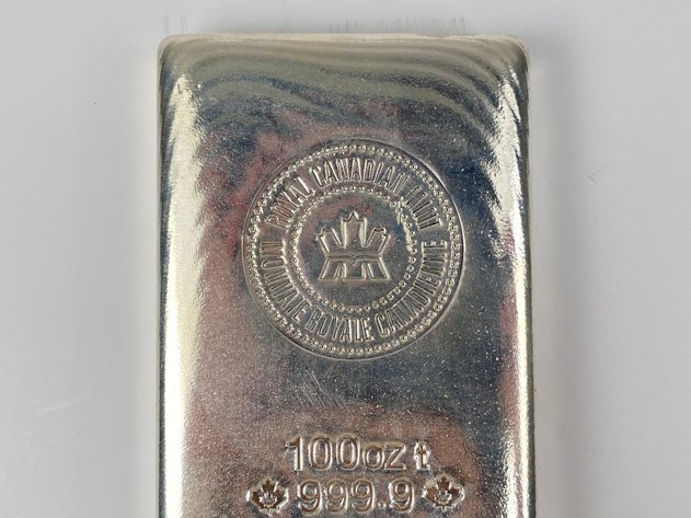 Image for 100oz 999.9 Silver Bar from Royal Canadian Mint