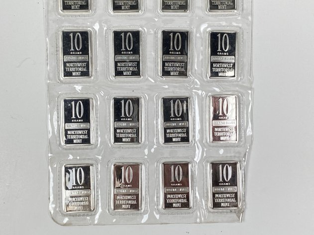 Image for (20) 10 Gram .999 Fine Silver Bars from Northwest Territorial Mint