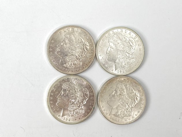 Image for (4) 1921 Morgan Dollars