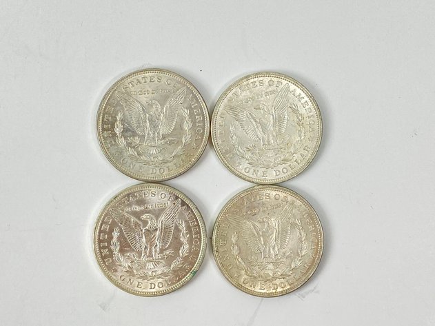 Image for (4) 1921 Morgan Dollars