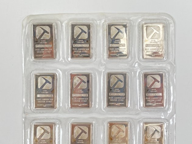 Image for (20) 1/4oz .999 Fine Silver Bars from Pan America Silver Corp