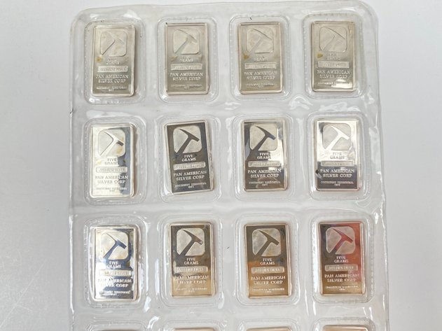 Image for (20) 1/4oz .999 Fine Silver Bars from Pan America Silver Corp