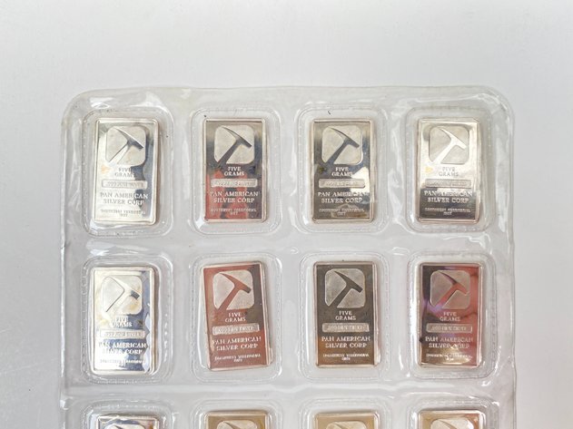 Image for (20) 1/4oz .999 Fine Silver Bars from Pan America Silver Corp